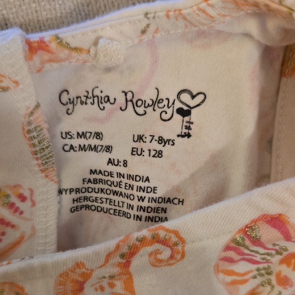 Cynthia Rowley Colorful Seashell Print Set - Picture 2 of 3